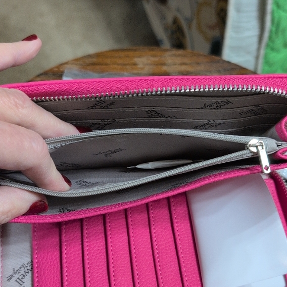 Thirty-One Candy Pink Key & Card Holder - Picture 3 of 6